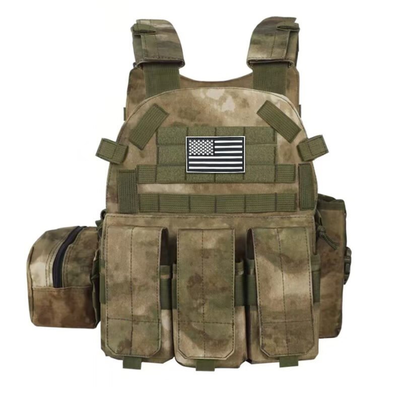 Outdoor survival tactical vest men's multifunctional lightweight training vest outdoor CS field - Image 1