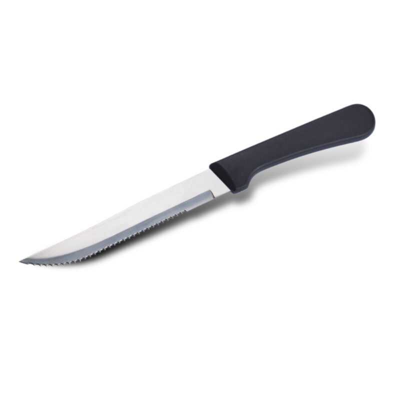 wholesale Stainless steel serrated knife with practical wooden handle and plastic handle - OTFKNIFEWHOLESALE.COM