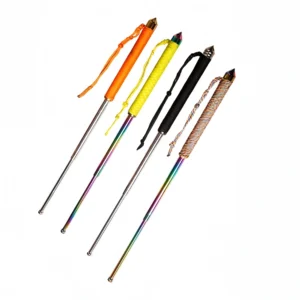 Hummer handle paratrooper self-defense baton three-section telescopic baton rubb wholesale bulk