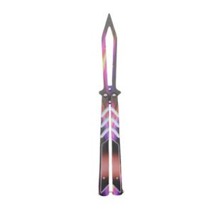 Folding unsharpened butterfly practice knife outdoor CSgo butterfly knife - Image 3