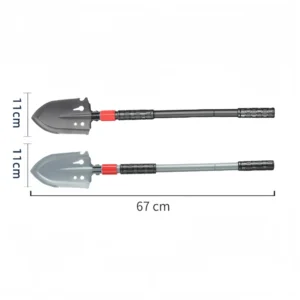 New manganese steel engineer shovel outdoor folding shovel car rescue shovel camping fishing shovel - Image 2
