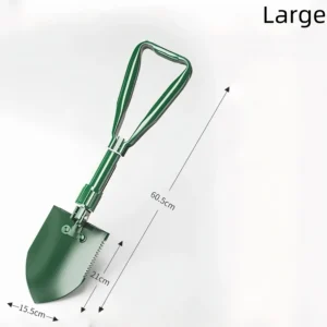 Shovel outdoor shovel multifunctional manganese steel wild fishing shovel self-defense vehicle folding shovel - Image 2