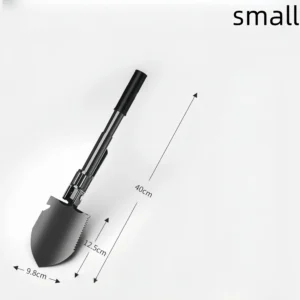 Shovel outdoor shovel multifunctional manganese steel wild fishing shovel self-defense vehicle folding shovel - Image 6