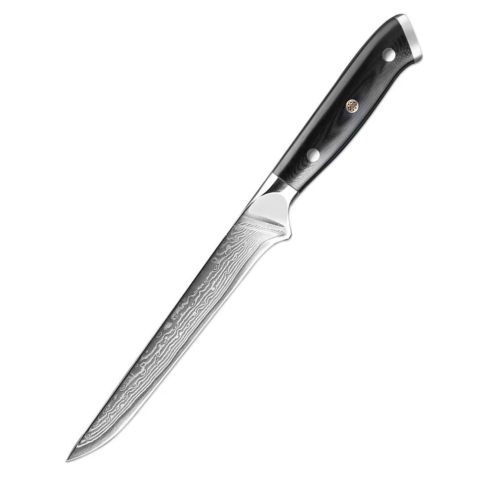 O1CN01d4vd9U1buxMsGrwia_!!2213187753526-0-cib Damascus steel G10 handle meat cutting and boning knife - Image 1