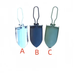 Stainless steel portable garden shovel outdoor car small shovel multifunctional small camping folding engineer shovel - Image 2