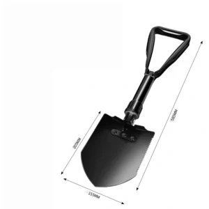 Meike engineer shovel multi-function outdoor shovel field shovel digging shovel small shovel pointed shovel military shovel - Image 2
