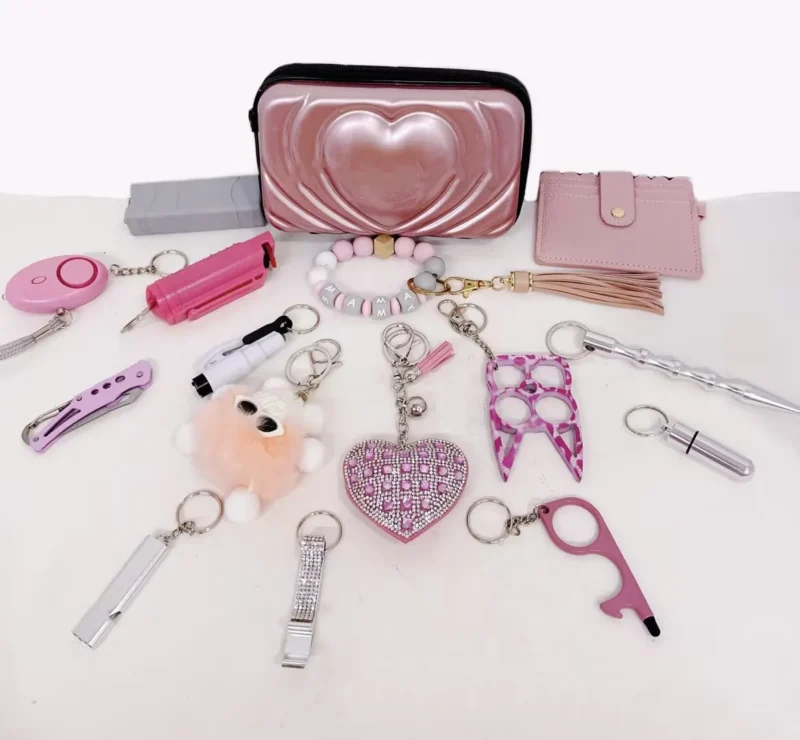 16-piece cute lemonade keychain set - Image 1