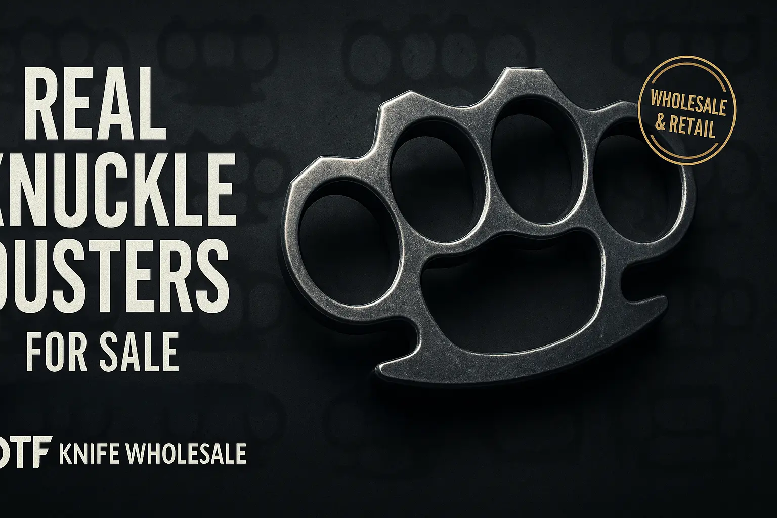 real knuckle dusters for sale