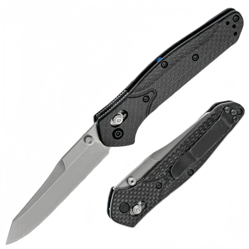 Pocket knife carbon fiber handle knife outdoor lock knife - Image 1