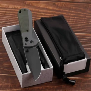 Outdoor Lock Knife Nylon Fiber Handle Pocket Knife - Image 4