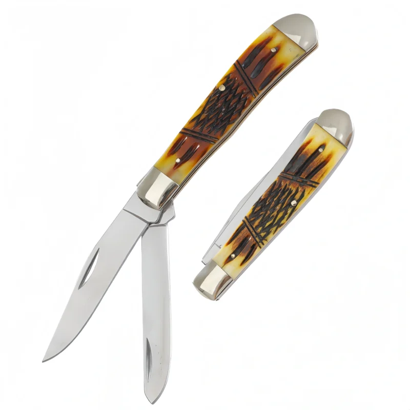 New two-in-one multifunctional outdoor folding knife - Image 1