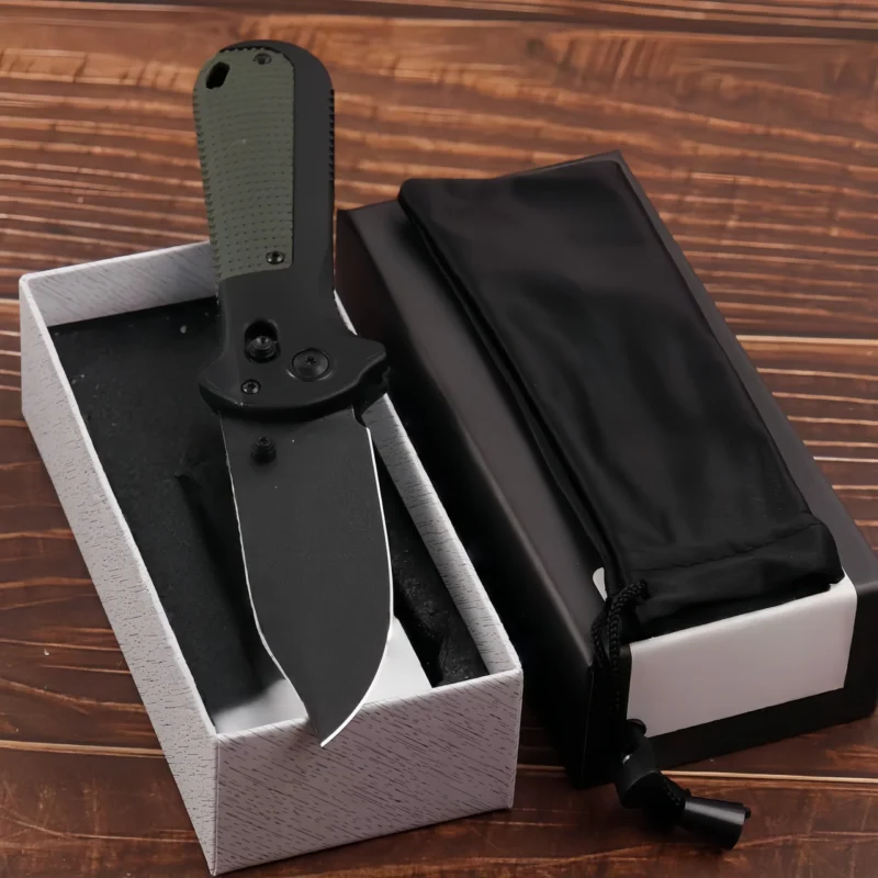 Outdoor Lock Knife Nylon Fiber Handle Pocket Knife - Image 3