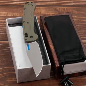 CTM-154 Portable Pocket Knife with Locking Blade and Fiberglass Handle - Image 4