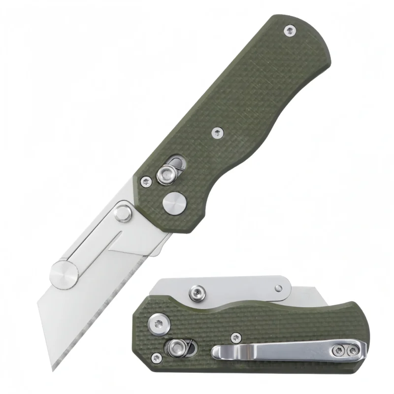 Hot-selling lock knife G10 handle utility knife - Image 2