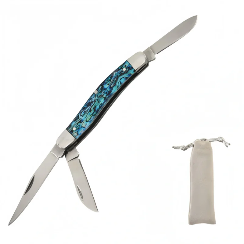 Outdoor folding knife mini multi-purpose three-opening small pocket knife - Image 3