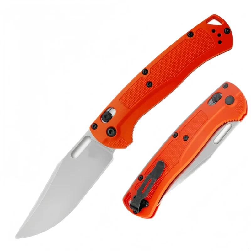 CTM-154 Portable Pocket Knife with Locking Blade and Fiberglass Handle - Image 1