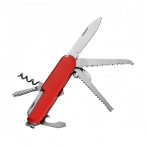 Multifunctional pocket knife multi-purpose red outdoor knife wholesale bulk