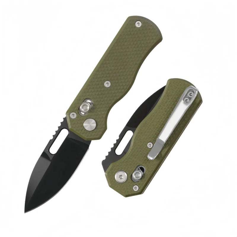 New G10 handle lock knife high hardness small pocket knife - Image 4