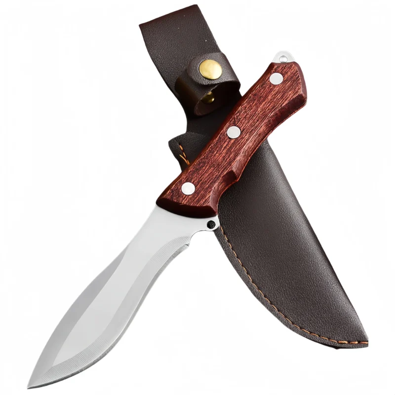 Outdoor camping knife stainless steel sharp small machete straight knife - Image 2