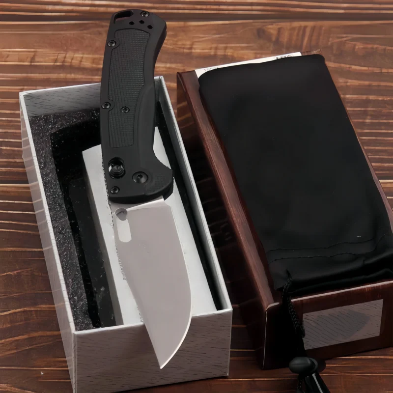 CTM-154 Portable Pocket Knife with Locking Blade and Fiberglass Handle - Image 3