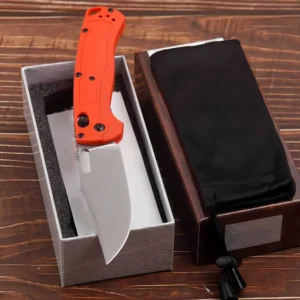 CTM-154 Portable Pocket Knife with Locking Blade and Fiberglass Handle - Image 2