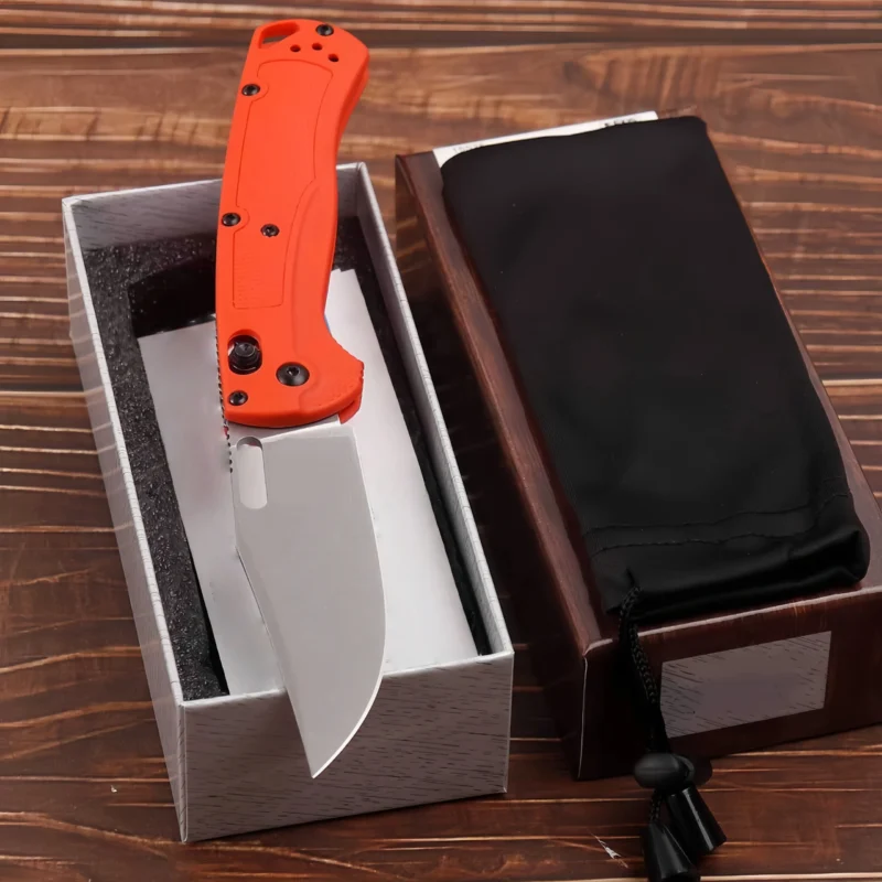 CTM-154 Portable Pocket Knife with Locking Blade and Fiberglass Handle - Image 2