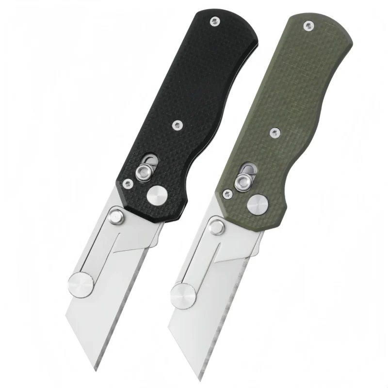 Hot-selling lock knife G10 handle utility knife - Image 1