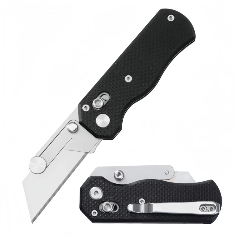 Hot-selling lock knife G10 handle utility knife - Image 3