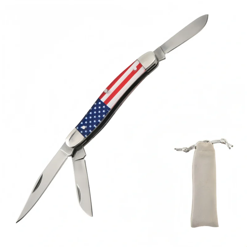 Outdoor folding knife mini multi-purpose three-opening small pocket knife - Image 4