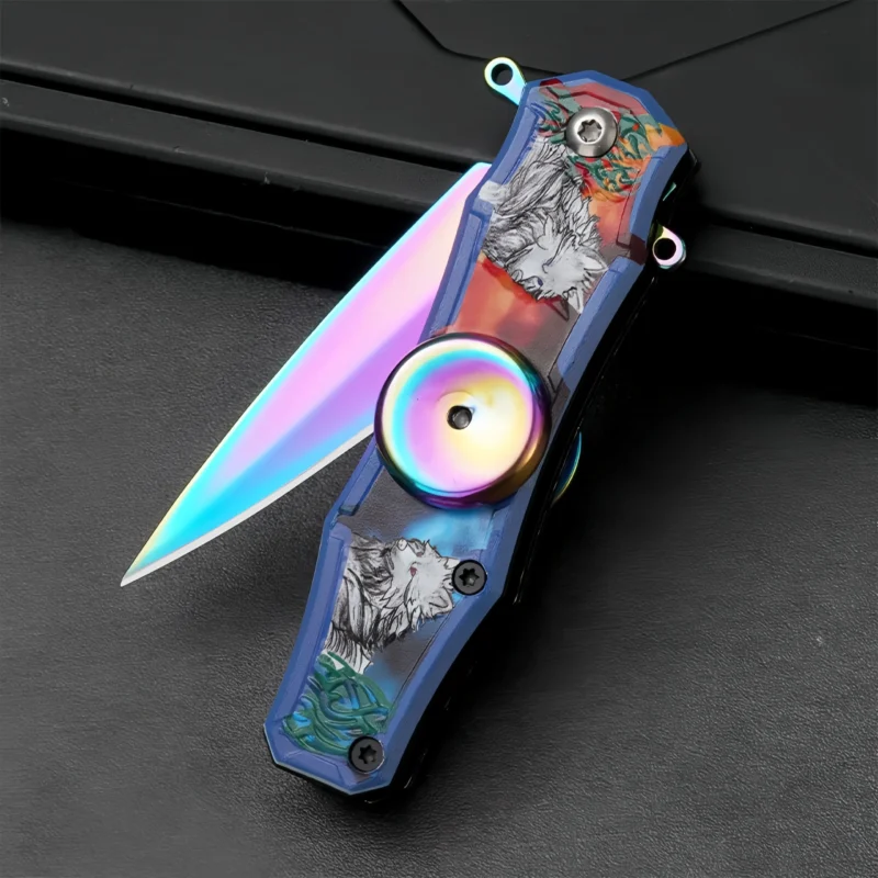 Fidget Spinner Knife EDC Multi-purpose Pocket Knife - Image 2