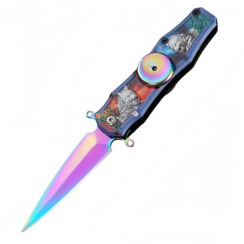 Fidget Spinner Knife EDC Multi-purpose Pocket Knife - Image 1