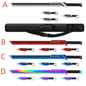 Ninja Sword (longsword with throwing stars) - Image 2