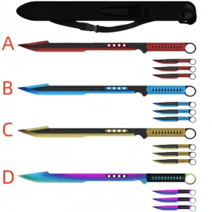 Ninja Sword (longsword with throwing stars) - Image 2