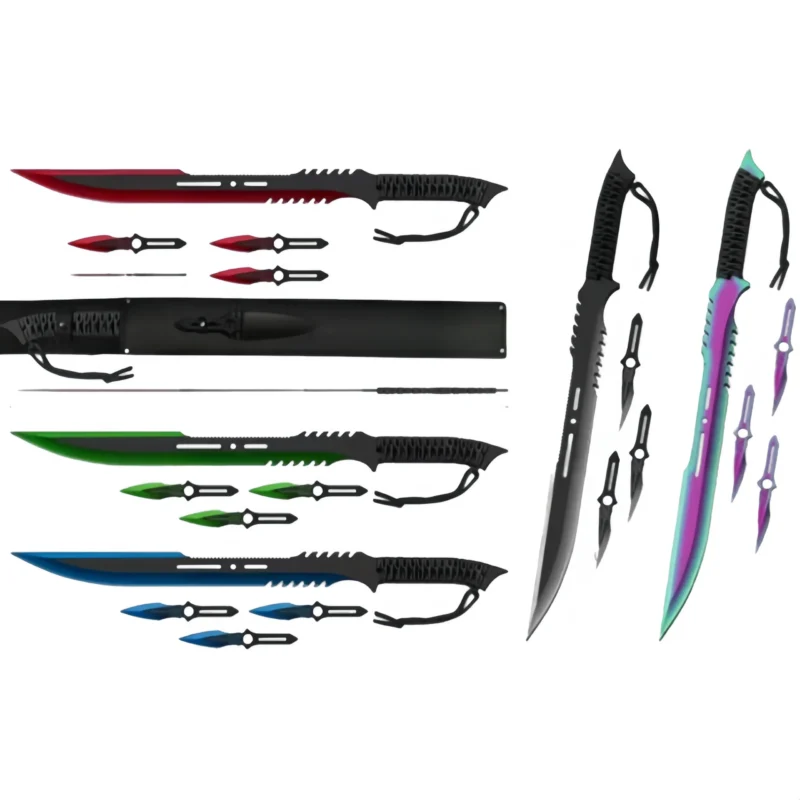 Ninja Sword (longsword with throwing stars) wholesale bulk