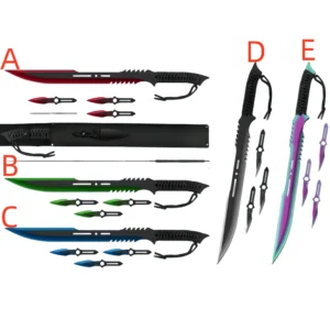 Ninja Sword (longsword with throwing stars) - Image 2