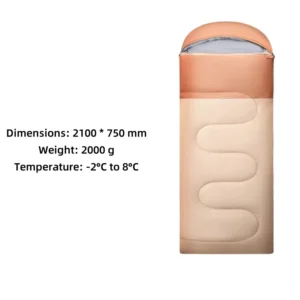 Outdoor thermal camping sleeping bag - Image 6
