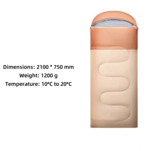Outdoor thermal camping sleeping bag - Image 2