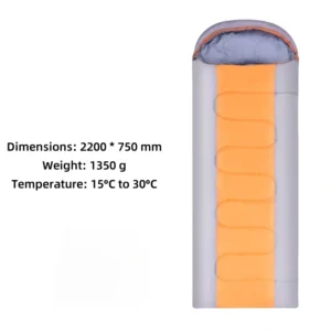 Thickened outdoor camping sleeping bag for warmth - Image 8