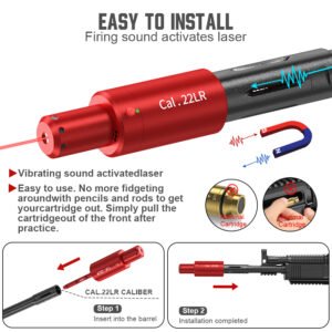 Model 22LR laser bullet long-tail training bullet calibrator dual-purpose - Image 3