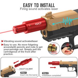 Model 45ACP laser bullet long-tail training bullet calibrator dual-purpose - Image 3