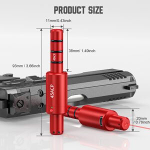 Model 45ACP laser bullet long-tail training bullet calibrator dual-purpose - Image 4