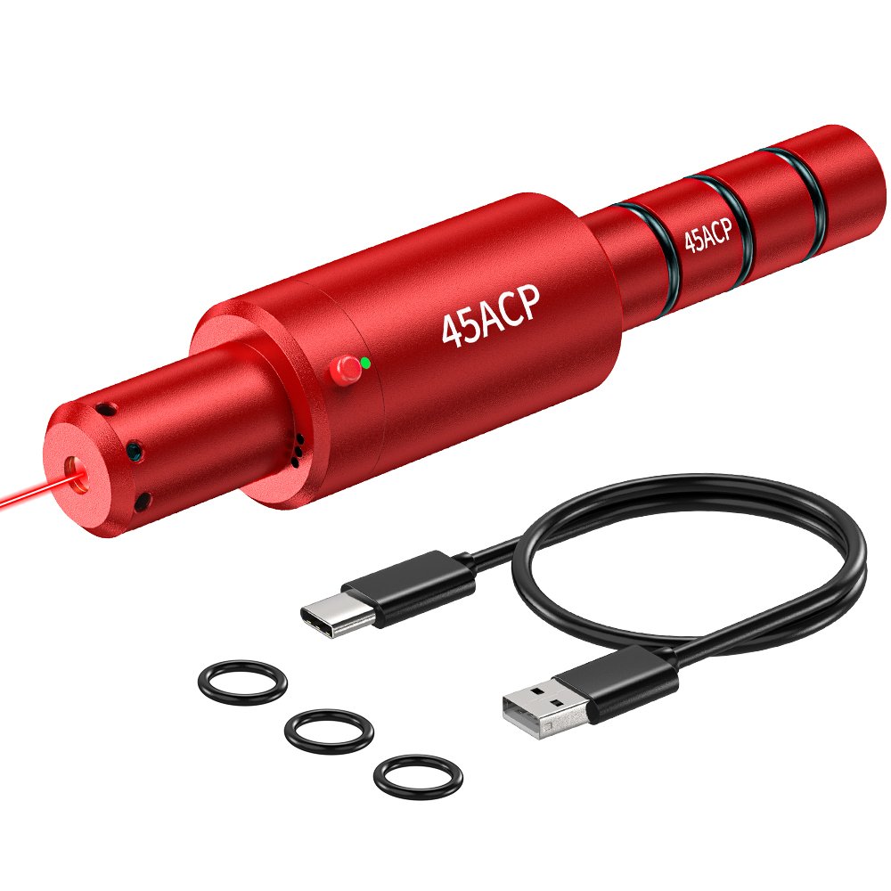 45ACP Model 45ACP laser bullet long-tail training bullet calibrator dual-purpose - Image 1