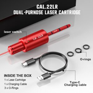 Model 22LR laser bullet long-tail training bullet calibrator dual-purpose - Image 5