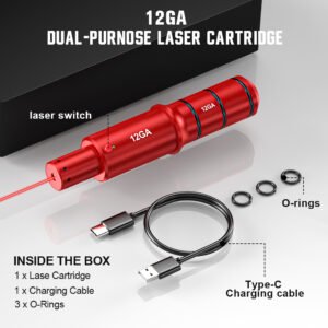 Model 12GA Laser Bullet Long-Tail Training Bullet Calibrator (Dual-Purpose) - Image 4
