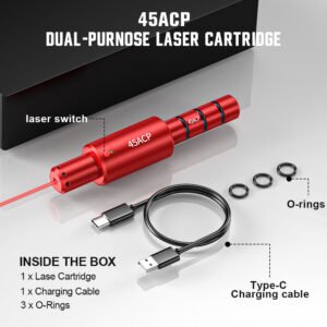 Model 45ACP laser bullet long-tail training bullet calibrator dual-purpose - Image 5