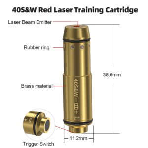 Model 40 S&W laser bullet, standard training round - Image 2