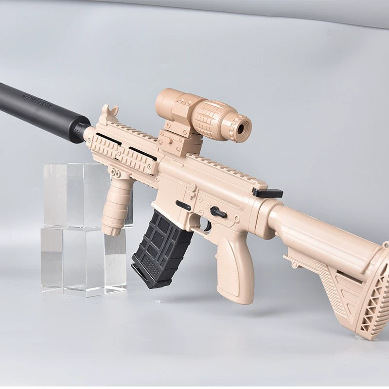 Electric burst M416 soft dart toy rifle with auto target set image 2