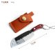 wholesale Mini Fixed Blade Keychain Knife Collection mini fixed blade knife, keychain knife, neck knife- OTF Knives Wholesale Manufacturer | TOP KNIVES LLC Mini fixed blade keychain knife collection K36 Forged Pattern E style image