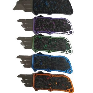 Utility OTF Knife with Colored Inlay - Five-Style Wholesale Set | Factory-Direct