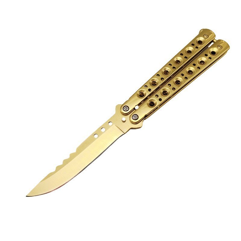 Balisong Knife Gold